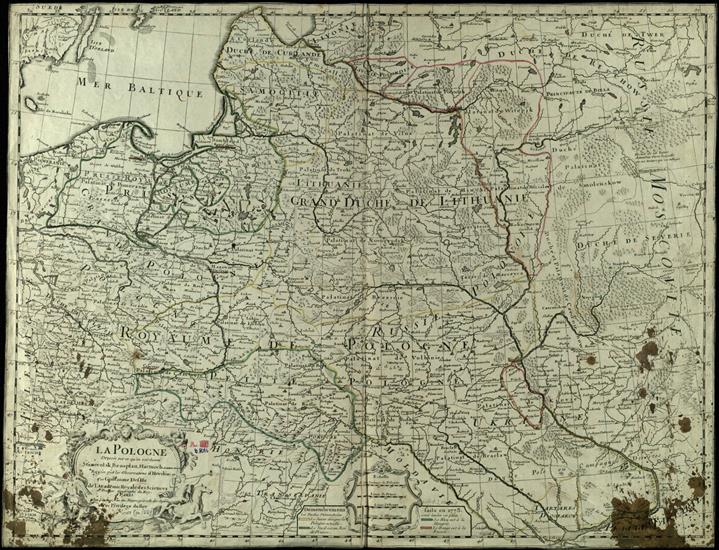 Mapy Polski - La Pologne Dressee sur ce qu en ont donne Starovolsk, Beuplan, Hartnoch   1773.jpg