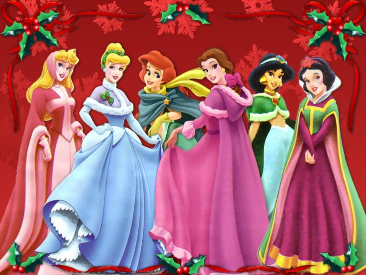TAPETY NA PULPIT DISNEY - Disneys Princess Christmas 2.jpg