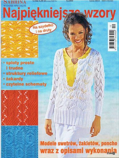 wzory na drutach - Sabrina Najpiękniejsze wzory 2009-09.jpg