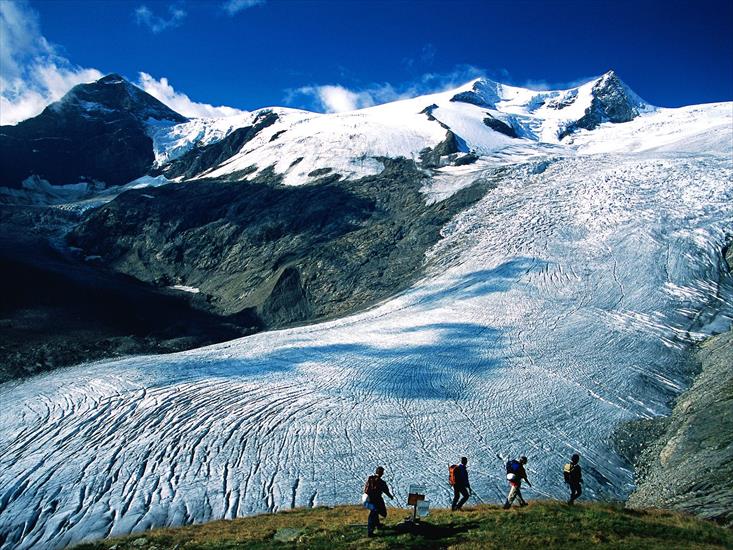 Krajobrazy - Schlaten Glacier, Hohe Tauern National Park, Austria.jpg