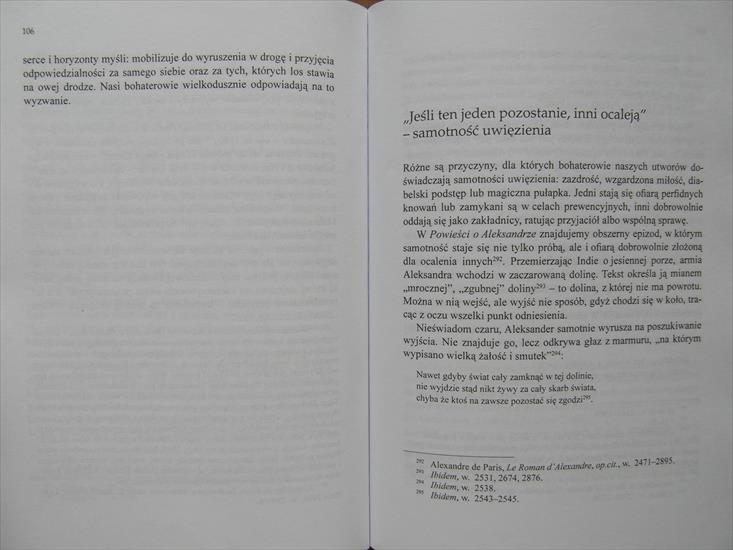 K. Dybiel - Samotność w literaturze średniowiecznej Francji. Literatura narracyjna XII-XIII wieku Wyd, UJ - SAM_7528.JPG